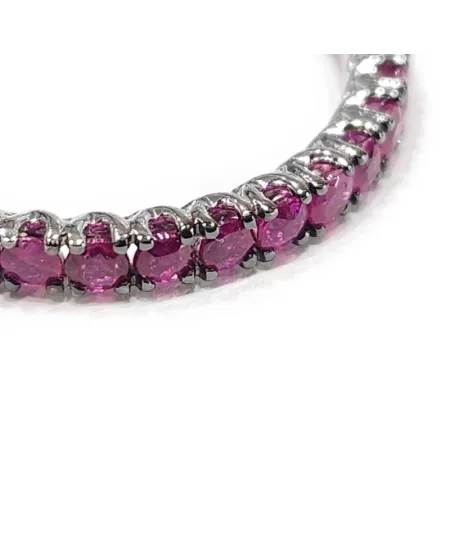 Bague Veretta Crivelli en or blanc avec rubis de 1,40 ct