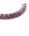 Crivelli Veretta Ring in White Gold with Rubies 1.40 Ct