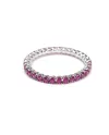 Crivelli Veretta Ring in White Gold with Rubies 0.95 Ct