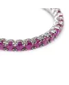 Bague Veretta Crivelli en or blanc avec rubis 0,95 ct