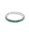 Bague Veretta Crivelli en or blanc avec émeraudes 0,70 ct