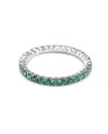 Crivelli Veretta Ring in White Gold with Emeralds 0.70 Ct