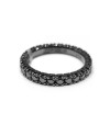 Bague Veretta Casella Gioielli en or bruni avec diamants noirs de 1,24 ct