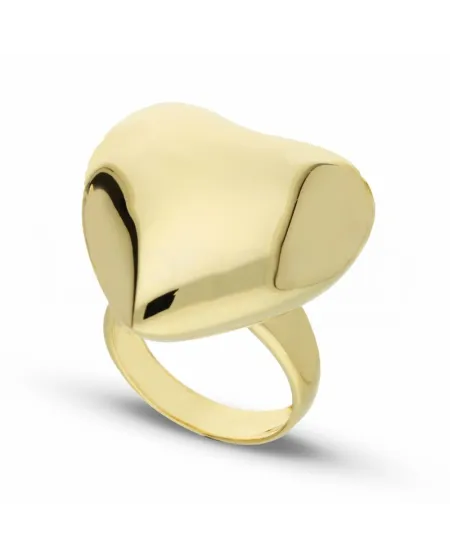 Anello Casella Gioielli in Oro Giallo Cuore