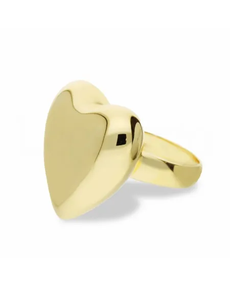 Anello Casella Gioielli in Oro Giallo Cuore