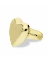 Anello Casella Gioielli in Oro Giallo Cuore