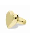 Bague Casella Gioielli en Or Jaune Coeur