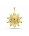 Pendentif Soleil Casella Gioielli en Or Jaune