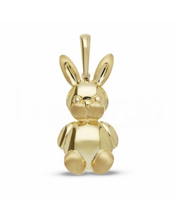 Yellow Gold Jewelry Casella Bunny Pendant