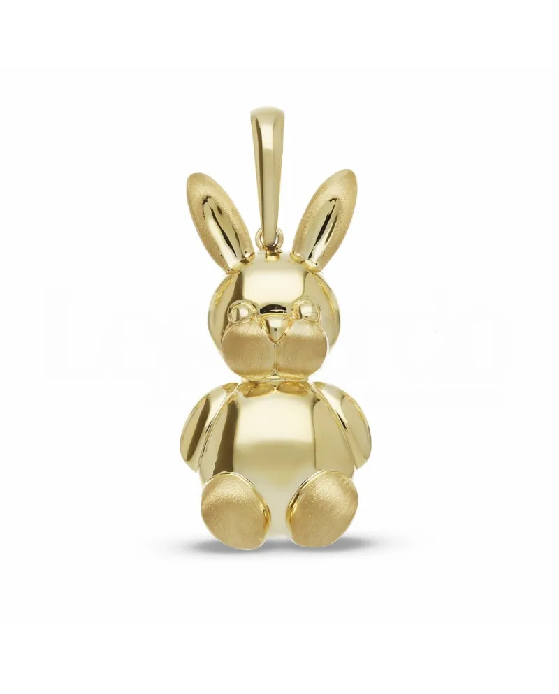 Pendentif lapin Casella Gioielli en or jaune