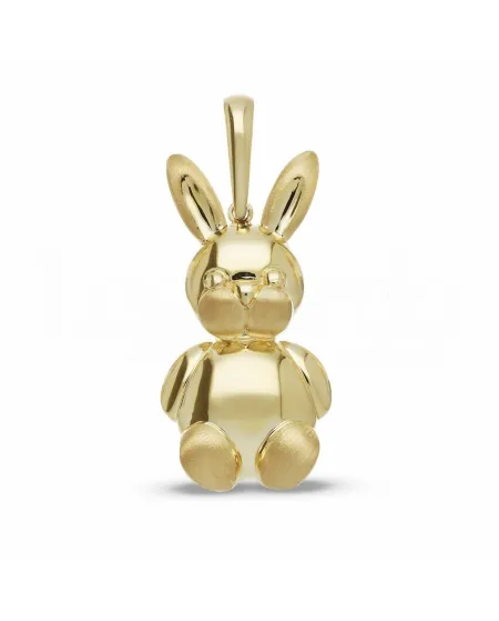 Pendente Coniglietto Casella Gioielli in Oro Giallo