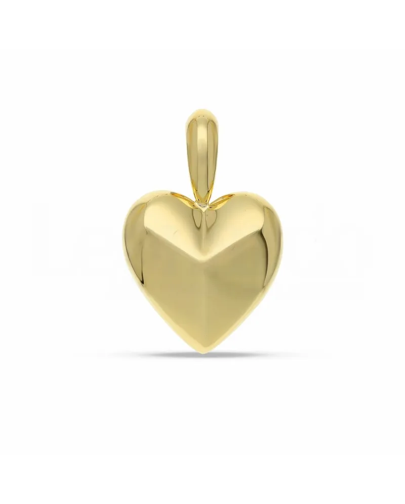Pendente Cuore Casella Gioielli in Oro Giallo