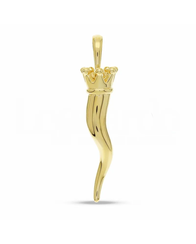 Pendentif Corne Casella Gioielli en Or Jaune Pendentif Corne Casella Gioielli en Or Jaune