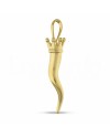 Pendant Horn Casella Jewelry in Yellow Gold