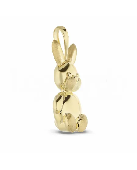Pendente Coniglietto Casella Gioielli in Oro Giallo