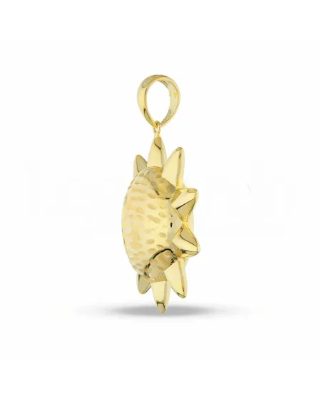 Pendentif Soleil Casella Gioielli en Or Jaune