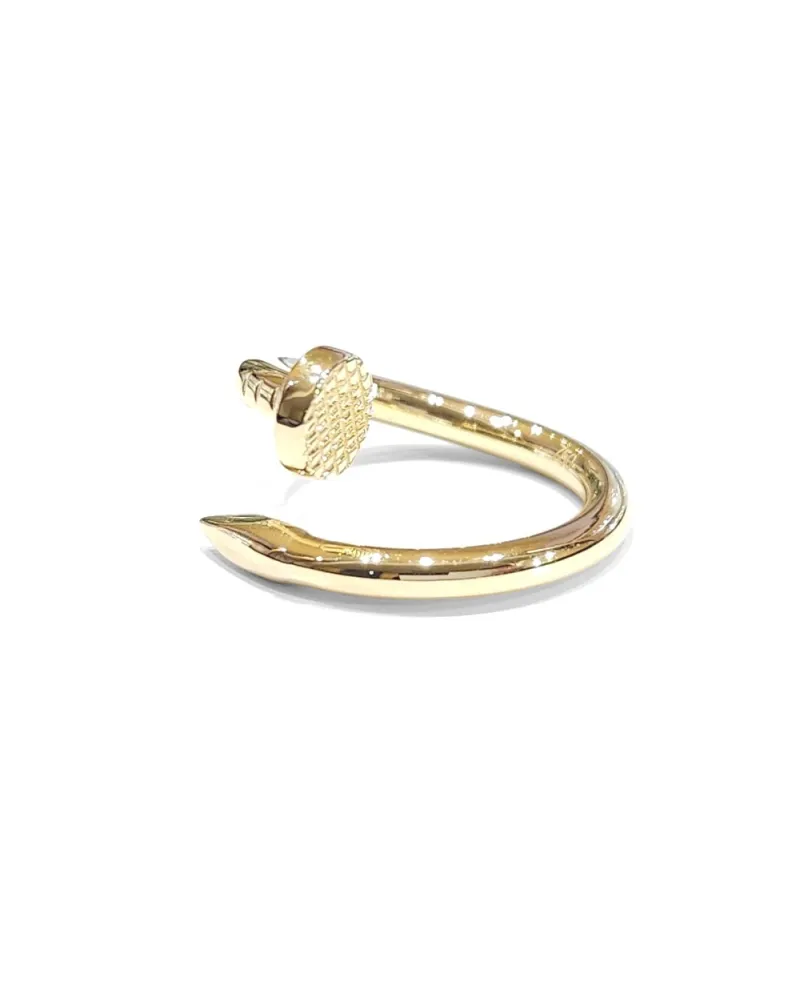 Nail Ring Casella Jewelry in Yellow Gold