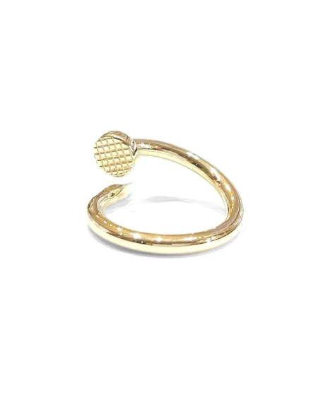 Anello Chiodo Casella Gioielli in Oro Giallo