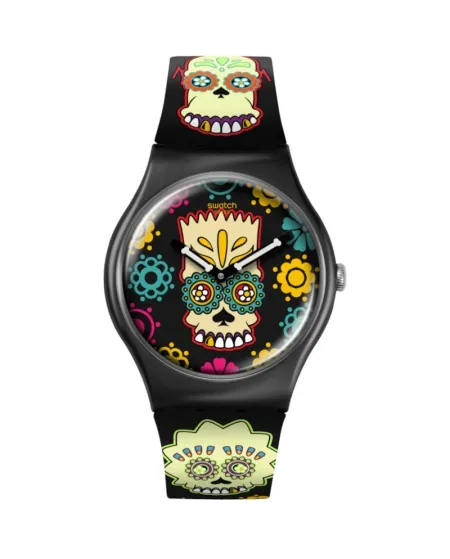 Swatch D'oh of the Dead watch