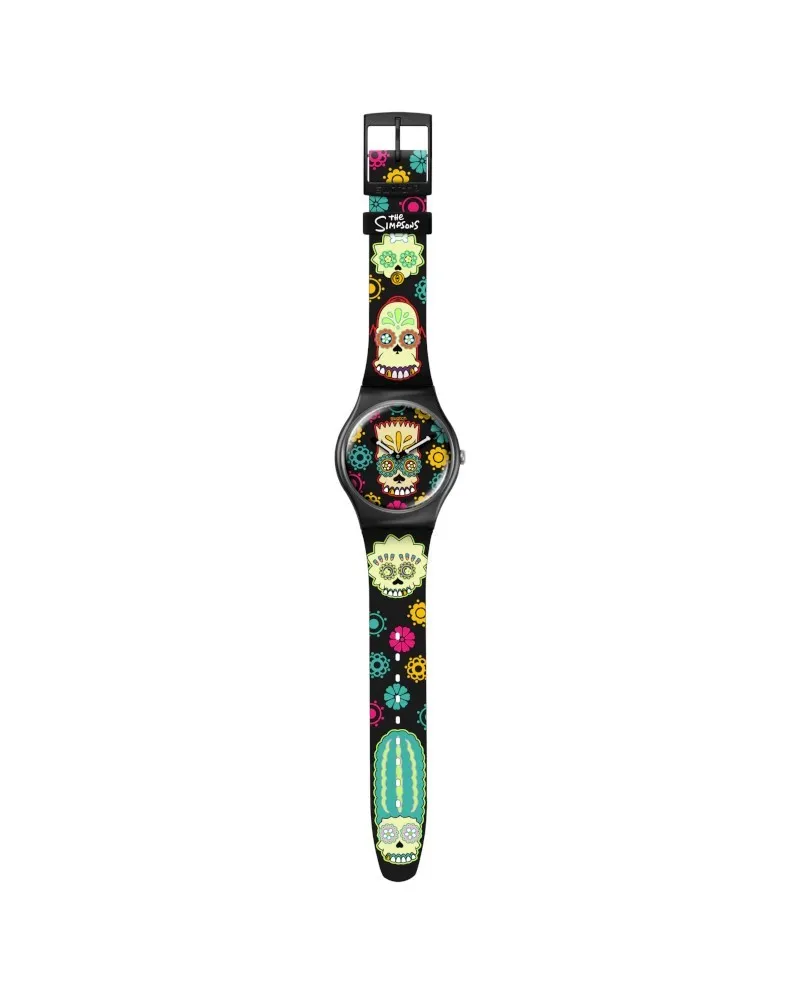 Swatch D'oh of the Dead watch