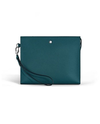 Montblanc Sartorial Clutch in Cyprus Blue Leather