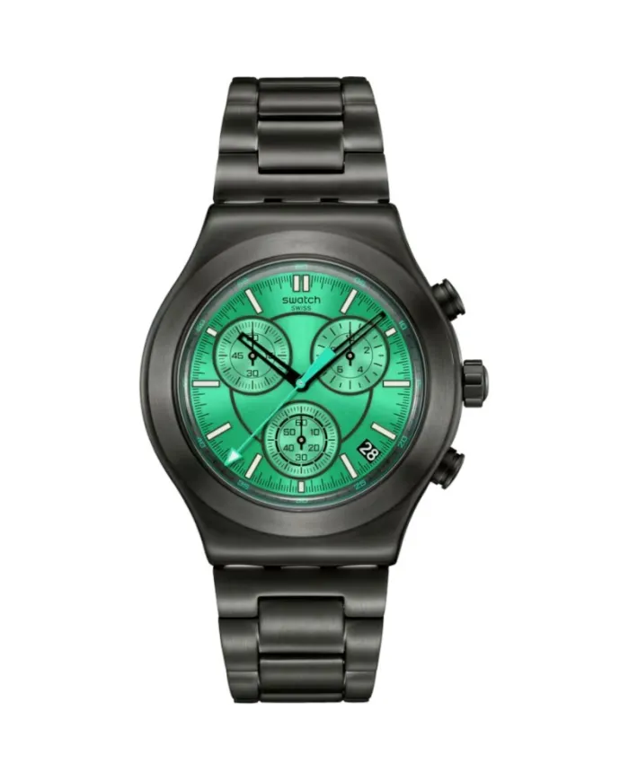 Orologio Cronografo Swatch Obsessively Obsidian