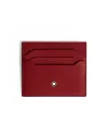 Montblanc Meisterstück Leather Card Holder 6cc Dark Rust