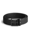 Cintura Montblanc in Pelle Nera Pvd 35 mm