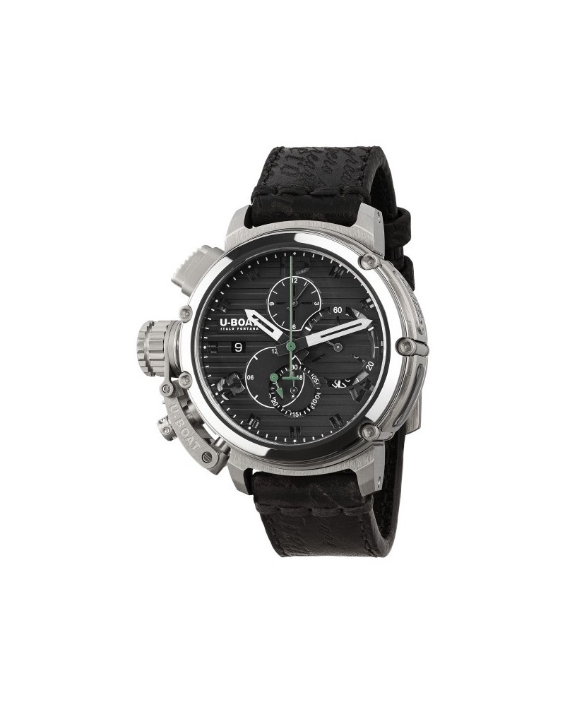 Cronografo U-Boat Chimera 46 mm Chrono SS Nero Edizione Limitata