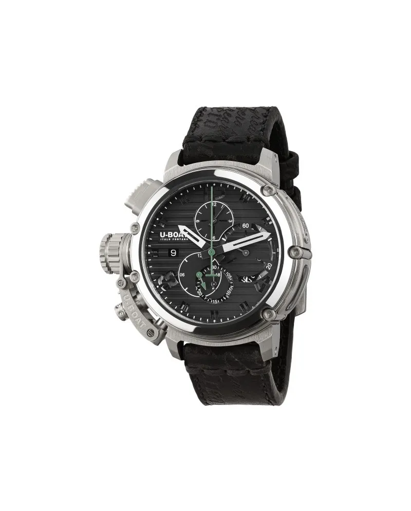 Cronografo U-Boat Chimera 46 mm Chrono SS Nero Edizione Limitata