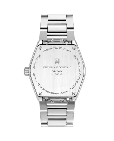 Orologio Frederique Constant Highlife Quadrante Azzurro e Diamanti