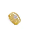 Anello Marco Bicego Masai in Oro Giallo Due Fili con Pavè di Diamanti