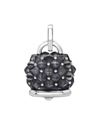 Suspension Maxi Rebel Chantecler Et Voilà Campanelle en Argent et Résine Fumée