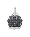 Suspension Maxi Rebel Chantecler Et Voilà Campanelle en Argent et Résine Fumée