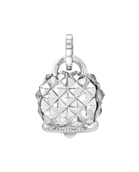 Ciondolo Maxi Rebel Chantecler Et Voilà Campanelle in Argento e Resina Fumé