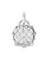 Ciondolo Maxi Rebel Chantecler Et Voilà Campanelle in Argento e Resina Fumé