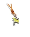 Chantecler Scugnizzi Pendant in Silver with Enamelled Manta Ray and Diamonds