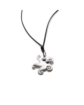 Pendentif Chantecler Scugnizzi en Argent avec Étoile de Mer et Diamants