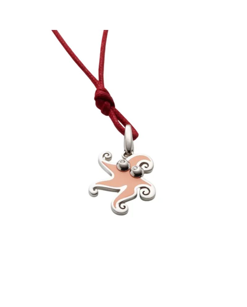 Chantecler Capri Scugnizzi Stella Maria pendant in silver and diamonds
