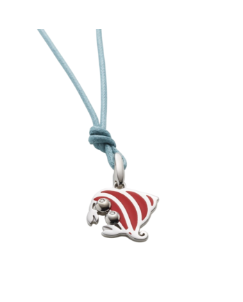 Chantecler Capri Scugnizzi Hermit Crab Pendant in Silver and Diamonds