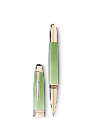 Stylo roller Montblanc Meisterstuck Calligraphy Solitaire Celadon Dégradé