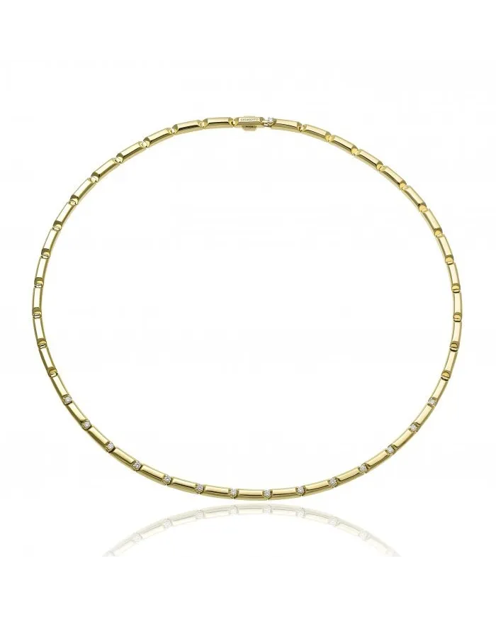 Collier Chimento X-Tend Chocolat en or jaune avec diamants