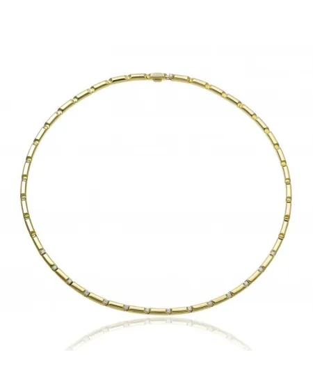 Collier Chimento X-Tend Chocolat en or jaune avec diamants