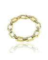 Bracelet Chimento Link Sunrise en or jaune avec diamants blancs