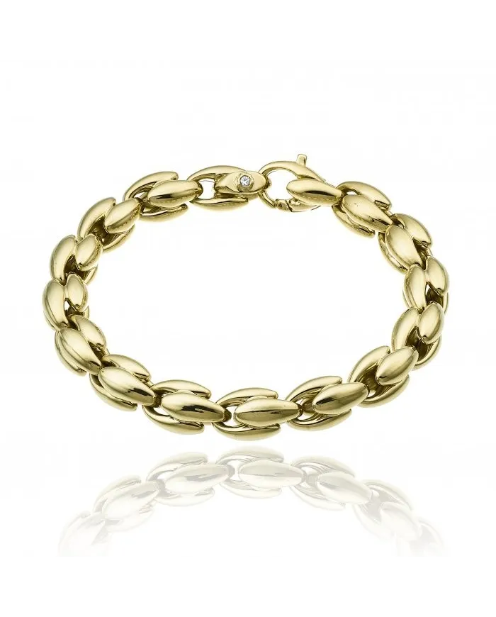 Bracciale Chimento Accenti in Oro Giallo con Diamante