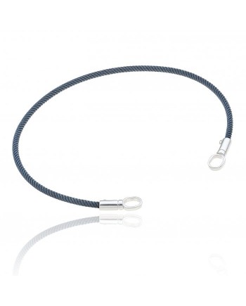 Bracciale Chimento Typhoon in Oro Bianco e Acciaio