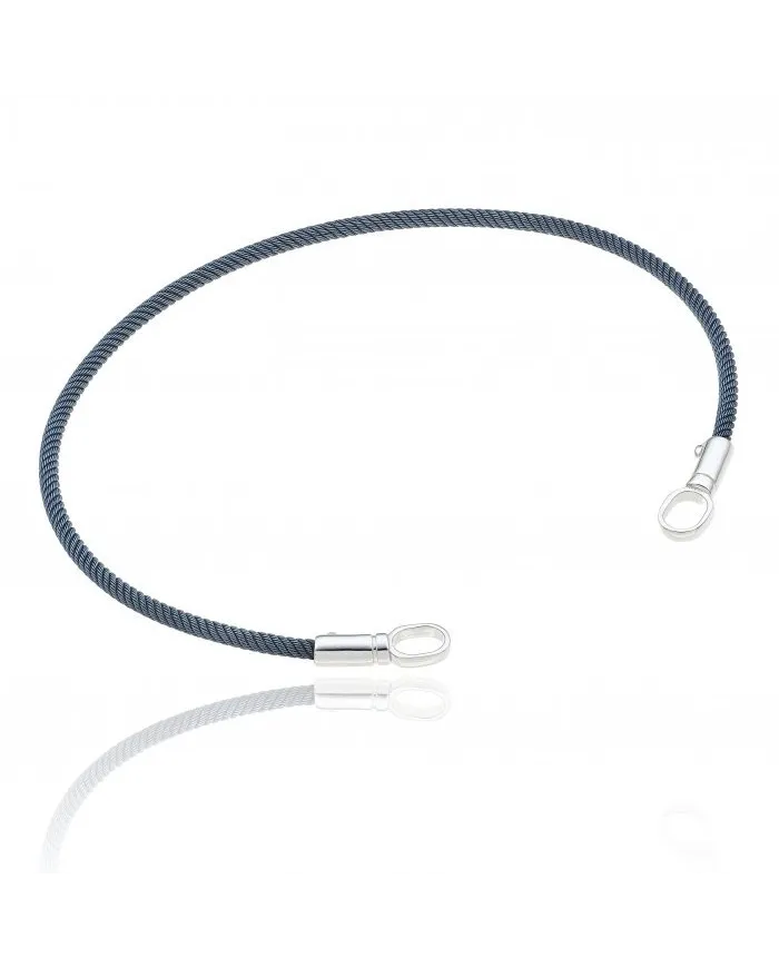 Bracciale Chimento Typhoon in Oro Bianco e Acciaio