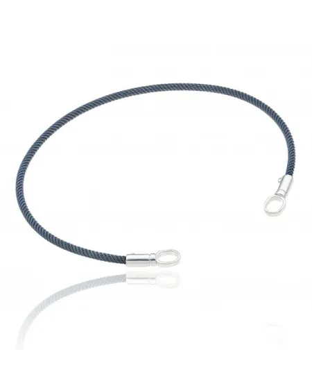 Bracelet Chimento Typhoon en Or Blanc et Acier