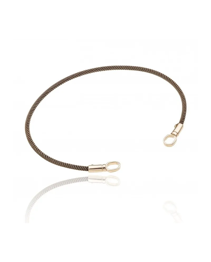Bracciale Chimento Typhoon in Oro Rosa e Acciaio