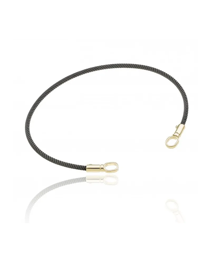Bracelet Chimento Typhoon en or jaune et acier